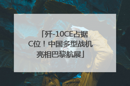 歼-10CE占据C位！中国多型战机亮相巴黎航展