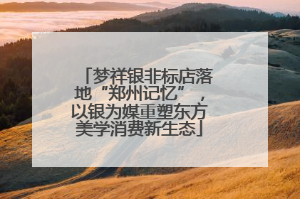 梦祥银非标店落地“郑州记忆”，以银为媒重塑东方美学消费新生态