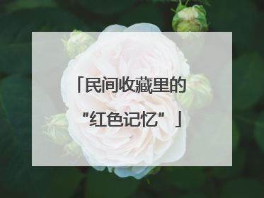 民间收藏里的“红色记忆”