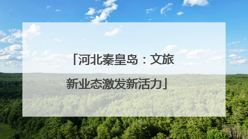 河北秦皇岛：文旅新业态激发新活力