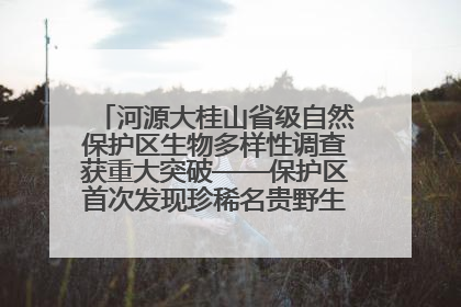 河源大桂山省级自然保护区生物多样性调查获重大突破——保护区首次发现珍稀名贵野生干巴菌与钝尾两头蛇