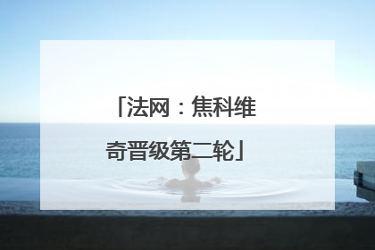 法网：焦科维奇晋级第二轮