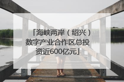 海峡两岸（绍兴）数字产业合作区总投资近600亿元
