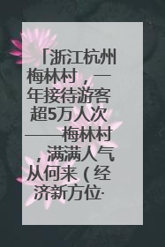 浙江杭州梅林村，一年接待游客超5万人次——梅林村，满满人气从何来（经济新方位·农村消费观察）