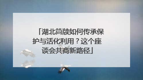 湖北简牍如何传承保护与活化利用？这个座谈会共商新路径