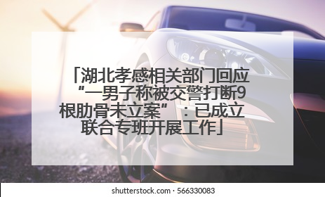 湖北孝感相关部门回应“一男子称被交警打断9根肋骨未立案”：已成立联合专班开展工作