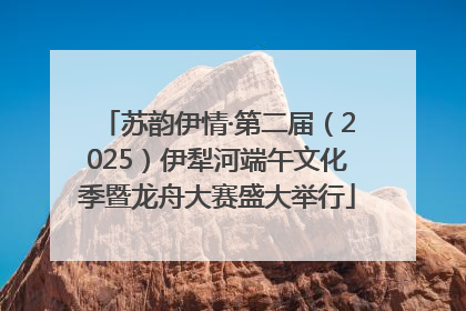 苏韵伊情·第二届（2025）伊犁河端午文化季暨龙舟大赛盛大举行