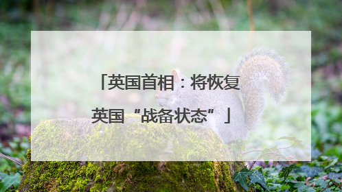 英国首相：将恢复英国“战备状态”