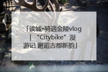 读城•骑遇金陵vlog｜“Citybike”漫游记 邂逅古都新韵