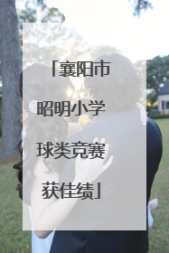 襄阳市昭明小学球类竞赛获佳绩