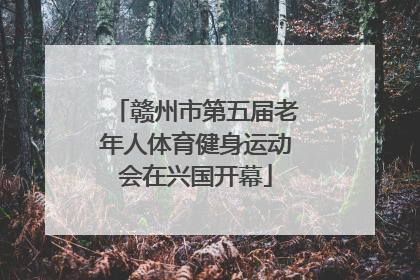 赣州市第五届老年人体育健身运动会在兴国开幕