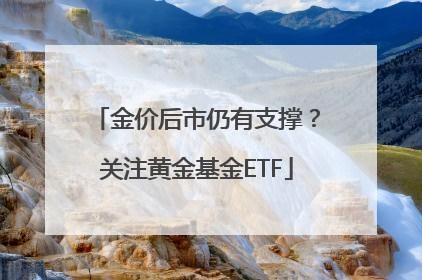 金价后市仍有支撑？关注黄金基金ETF