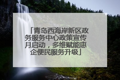 青岛西海岸新区政务服务中心政策宣传月启动，多维赋能惠企便民服务升级