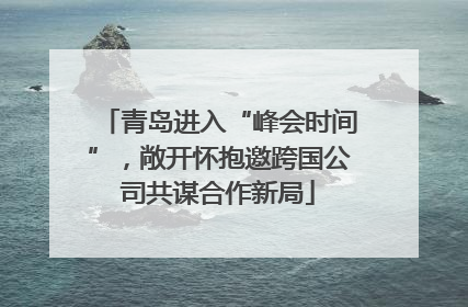 青岛进入“峰会时间”，敞开怀抱邀跨国公司共谋合作新局