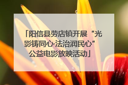 阳信县劳店镇开展“光影铸同心·法治润民心”公益电影放映活动
