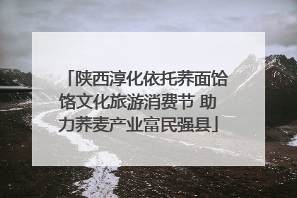 陕西淳化依托荞面饸饹文化旅游消费节 助力荞麦产业富民强县