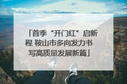 首季“开门红”启新程 鞍山市多向发力书写高质量发展新篇