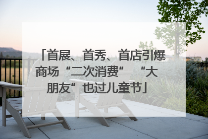首展、首秀、首店引爆商场“二次消费” “大朋友”也过儿童节
