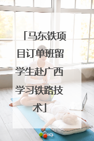 马东铁项目订单班留学生赴广西学习铁路技术