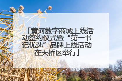 黄河数字商城上线活动签约仪式暨“第一书记优选”品牌上线活动在天桥区举行