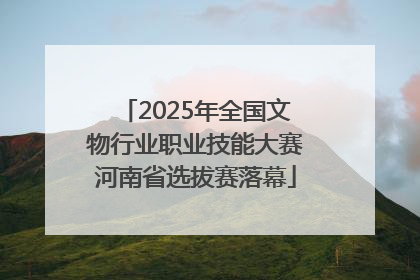 2025年全国文物行业职业技能大赛河南省选拔赛落幕