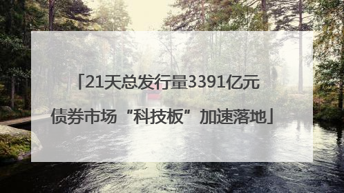 21天总发行量3391亿元 债券市场“科技板”加速落地