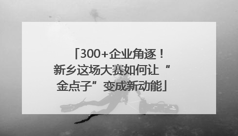 300+企业角逐！新乡这场大赛如何让“金点子”变成新动能