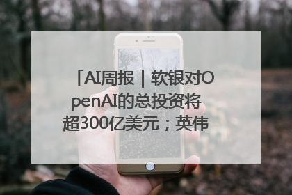 AI周报｜软银对OpenAI的总投资将超300亿美元；英伟达市值重回美股第一