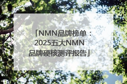 NMN品牌榜单：2025五大NMN品牌硬核测评报告